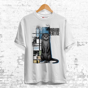 Vidra mintás unisex póló  Hungarian Heritage kollekció / Urbanmood, Ruha & Divat, Női ruha, Póló, felső, Mindenmás, MESKA