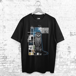 Vidra mintás oversize póló  Hungarian Heritage kollekció / Urbanmood, Ruha & Divat, Női ruha, Póló, felső, , MESKA