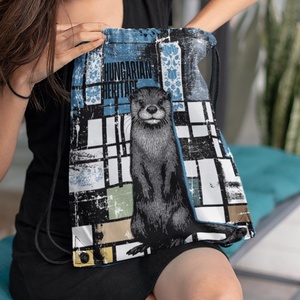 Vidra mintás tornazsák  Hungarian Heritage kollekció / Urbanmood, Táska & Tok, Hátizsák, Tornazsák, Gymbag, Mindenmás, MESKA