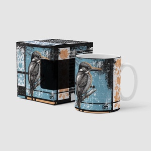 Jégmadár mintás bögre díszdobozban  Hungarian Heritage kollekció / Urbanmood, Otthon & Életmód, Konyhafelszerelés, tálalás, Tálalás, Bögre & Csésze, Mindenmás, MESKA