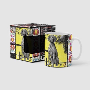 Vizsla mintás bögre díszdobozban  Hungarian Heritage kollekció / Urbanmood, Otthon & Életmód, Konyhafelszerelés, tálalás, Tálalás, Bögre & Csésze, Mindenmás, MESKA