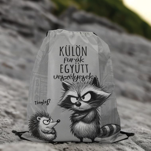 Külön furák, együtt veszélyesek  vízálló tornazsák, Táska & Tok, Hátizsák, Tornazsák, Gymbag, Mindenmás, MESKA
