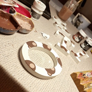 Mackós dekorbetű - baba - mama - babaszoba dekoráció - babanév dekoráció - Meska.hu