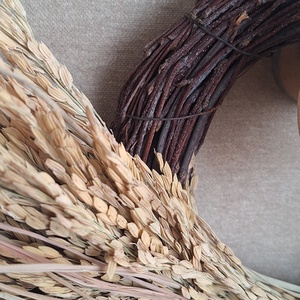 Rizs koszorú - otthon & életmód - virágdekoráció - virágdíszek - dekor koszorúk, kopogtatók - Meska.hu