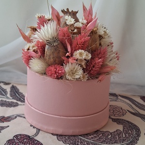 Mákfejes virágbox - otthon & életmód - virágdekoráció - virágdíszek - dekor koszorúk, kopogtatók - Meska.hu