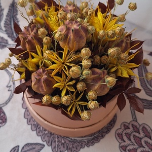 Borzaskatás virágbox - Meska.hu