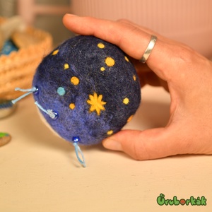 CSILLAGOM - művészet - textilkép - nemezelt - Meska.hu