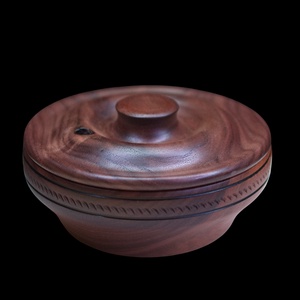 Fekete dió fatál fedéllel - 11 - otthon & életmód - konyhafelszerelés, tálalás - tálalás - kínálótál - Meska.hu