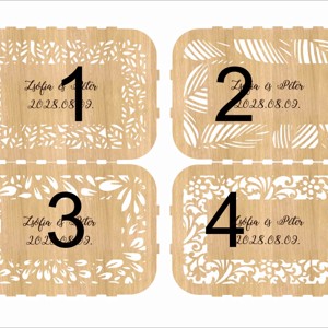 Esküvői Borítékgyűjtő Doboz  Pénzgyűjtő több féle mintával - esküvő - emlék & ajándék - nászajándék - esküvői pénzátadó doboz - Meska.hu