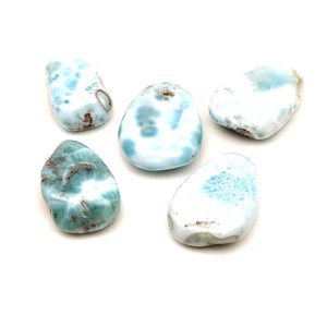 25/30mm Larimár csepp, Kellékek & szerszámok, Ásvány alapanyag, Marokkő, , MESKA