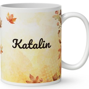 Névvel kérhető - Cuki őszi kis mókus a tökben mintás bögre - otthon & életmód - konyhafelszerelés, tálalás - tálalás - bögre & csésze - Meska.hu