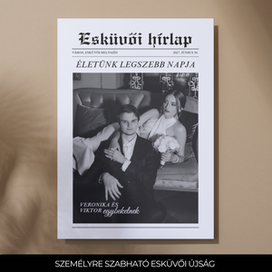 Esküvői újság sablon - Meska.hu