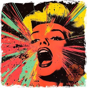Pop art Marilyn Monroe v5 - ruha & divat - férfi ruha - férfi pulóver - Meska.hu