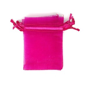 Organza ajándékszütyő pink 10x15cm, Otthon & Életmód, Papír, írószer, Ajándékozás kellékei, Ajándékzsák, csomagolás, , MESKA