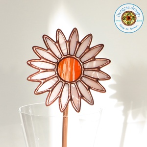 szalmarózsa üvegcse virág - otthon & életmód - dekoráció - dísztárgy - Meska.hu