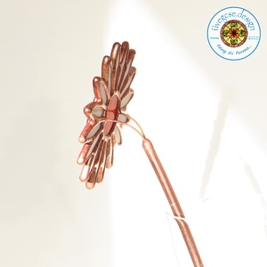 szalmarózsa üvegcse virág - otthon & életmód - dekoráció - dísztárgy - Meska.hu