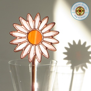 szalmarózsa üvegcse virág - Meska.hu