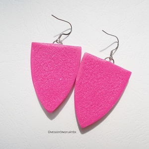 Pink sorbet  - ékszer - fülbevaló - lógó fülbevaló - Meska.hu