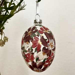 Húsvéti üvegtojás - ünnepi díszek, dekorációk - húsvéti díszek és dekorációk - húsvéti tojás, hímestojás - Meska.hu