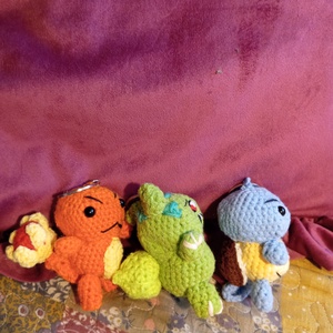 3db Pokémon kulcstartó - játék & sport - plüssállat & játékfigura - szörnyike - Meska.hu