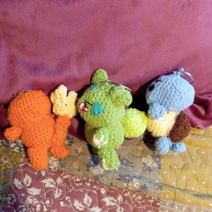 3db Pokémon kulcstartó - játék & sport - plüssállat & játékfigura - szörnyike - Meska.hu
