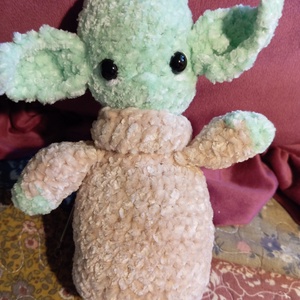 Horgolt baby Yoda, Grogu - Meska.hu