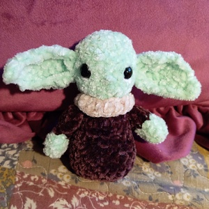 Horgolt bébi Yoda, Grogu - Meska.hu