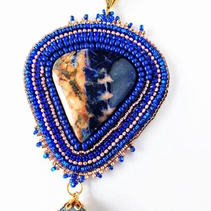 Lapis lazuli medál - Meska.hu