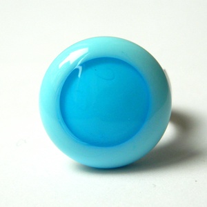 cserélhető, üveg gyűrűtető (csavaros) - bubble -  - Meska.hu