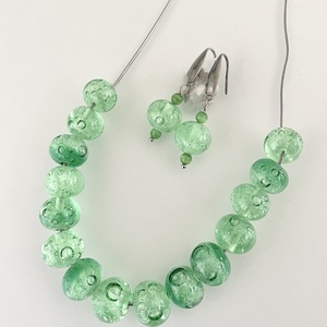 Balaton nyaklánc, üvegékszer - Meska.hu