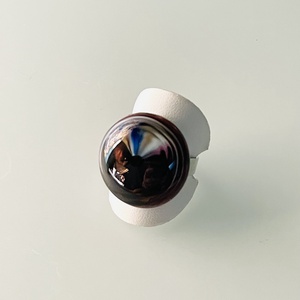 Örvény gyűrű, üvegékszer - Meska.hu