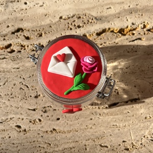 Szíves-Rózsás Csatos Üveg - otthon & életmód - konyhafelszerelés, tálalás - flaska, csatos üveg - Meska.hu