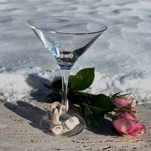 Egyedi koktélospohár, Otthon & Életmód, Konyhafelszerelés, tálalás, Tálalás, Pohár, Gyurma, MESKA