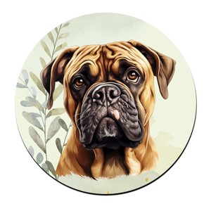 Bullmasztiff portré mintás bögre alátét - Meska.hu