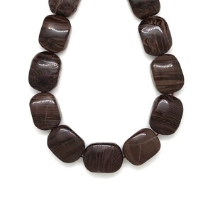 Jáspis zebra kerekített tégla 15-16x23mm, Kellékek & szerszámok, Ásvány alapanyag, Ásványfüzér, , MESKA