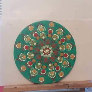 Mandala festés vászonra. - otthon & életmód - dekoráció - kép & falikép - vászonkép - Meska.hu