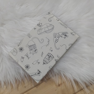 Textil könyvborító - könyv & zene - könyvtok - Meska.hu