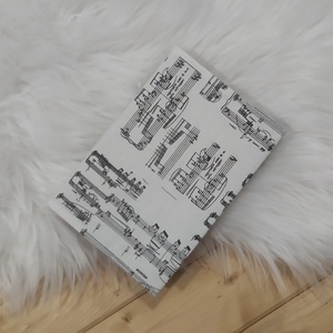 Textil könyvborító - könyv & zene - könyvtok - Meska.hu