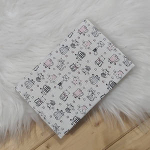 Textil könyvborító - otthon & életmód - papír, írószer - könyv- és füzetborító - Meska.hu