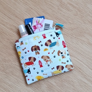 Kézzel készült pamut neszesszer � sokoldalú tok, kártyatartó - Meska.hu