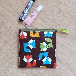 Kézzel készült pamut neszesszer � sokoldalú tok, kártyatartó, aprópénz tartó - táska & tok - pénztárca & más tok - fülhallgató tok  - Meska.hu