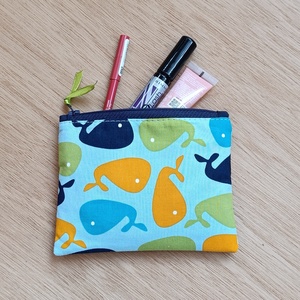 Kézzel készült pamut neszesszer � sokoldalú tok, kártyatartó, aprópénz tartó - táska & tok - pénztárca & más tok - fülhallgató tok  - Meska.hu