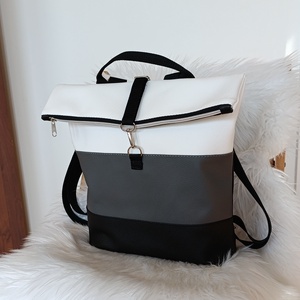 Tricolor rolltop hátizsák  - táska & tok - hátizsák - roll top hátizsák - Meska.hu