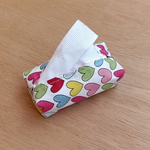 Pamut papírzsebkendő tartó - Meska.hu