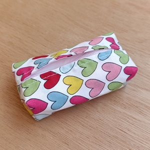 Pamut papírzsebkendő tartó - táska & tok - pénztárca & más tok - zsebkendőtartó tok - Meska.hu