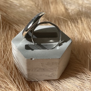  Marble Galaxy kollekció - Ezüst gyűrű alap - ékszer - gyűrű - kerek gyűrű - Meska.hu