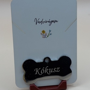 Kutyacsontos biléta egyedi gravírozott felirattal, Otthon & Életmód, Kisállatoknak, Kutyáknak, Kutya biléta, Ékszerkészítés, MESKA