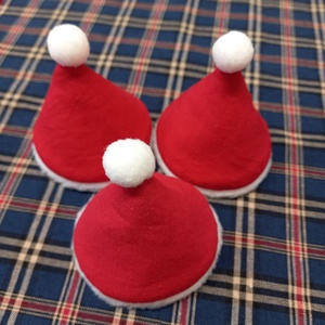 Edényfül fogó - Mikulás sapka, 7cm - Meska.hu