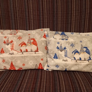 Kispárna huzat - kék manós - otthon & életmód - lakástextil - párna & párnahuzat - díszpárnahuzat - Meska.hu