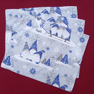 Kispárna huzat - kék manós - otthon & életmód - lakástextil - párna & párnahuzat - díszpárnahuzat - Meska.hu